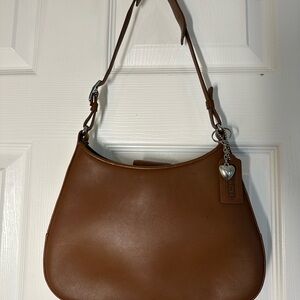 2001 Vintage Coach Brown Leather Shoulder Bag